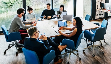 people sitting at a table