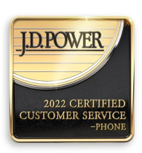 Image of J.D. Power Outstanding Customer Service Experience award
