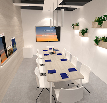 3d rendering of conference room