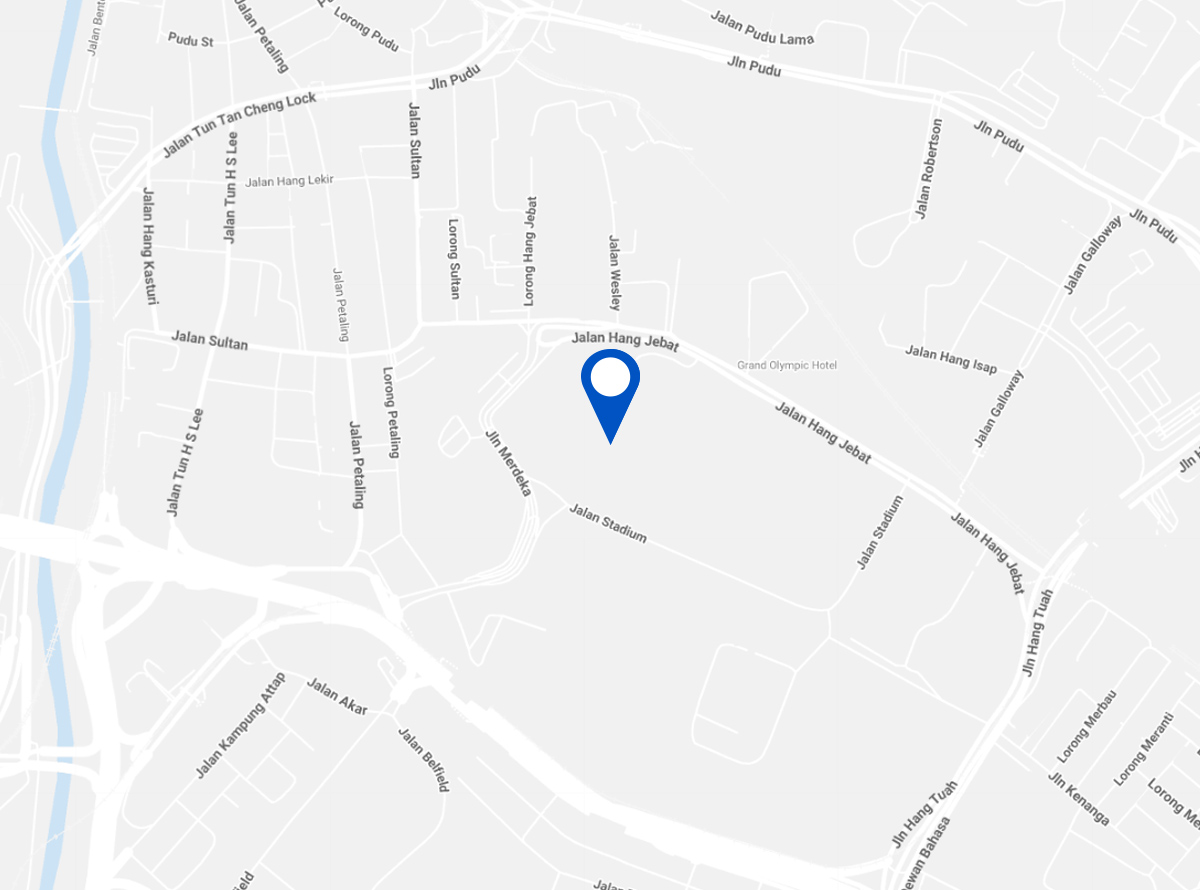 Map showing Malaysia Office location