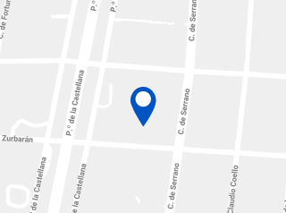 Map of Bank of America in Madrid